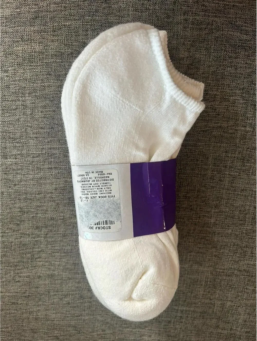 Journeys Ankle Socks 5 Pack Womens Size 9-11 Cotton Blend New